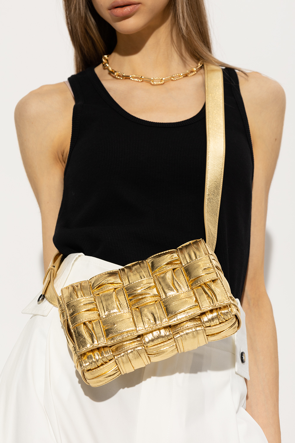 Gold Cassette Small shoulder bag Bottega Veneta Vitkac Canada